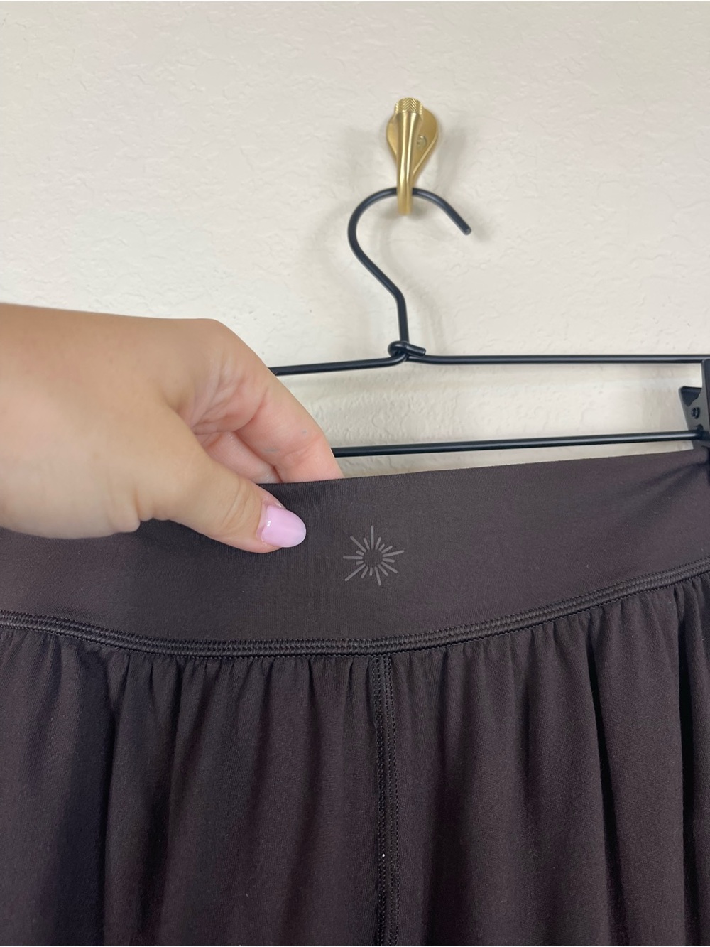Aerie Offline Go With The Flow Baggy Jogger Pants Brown Size Medium - Picture 7 of 7